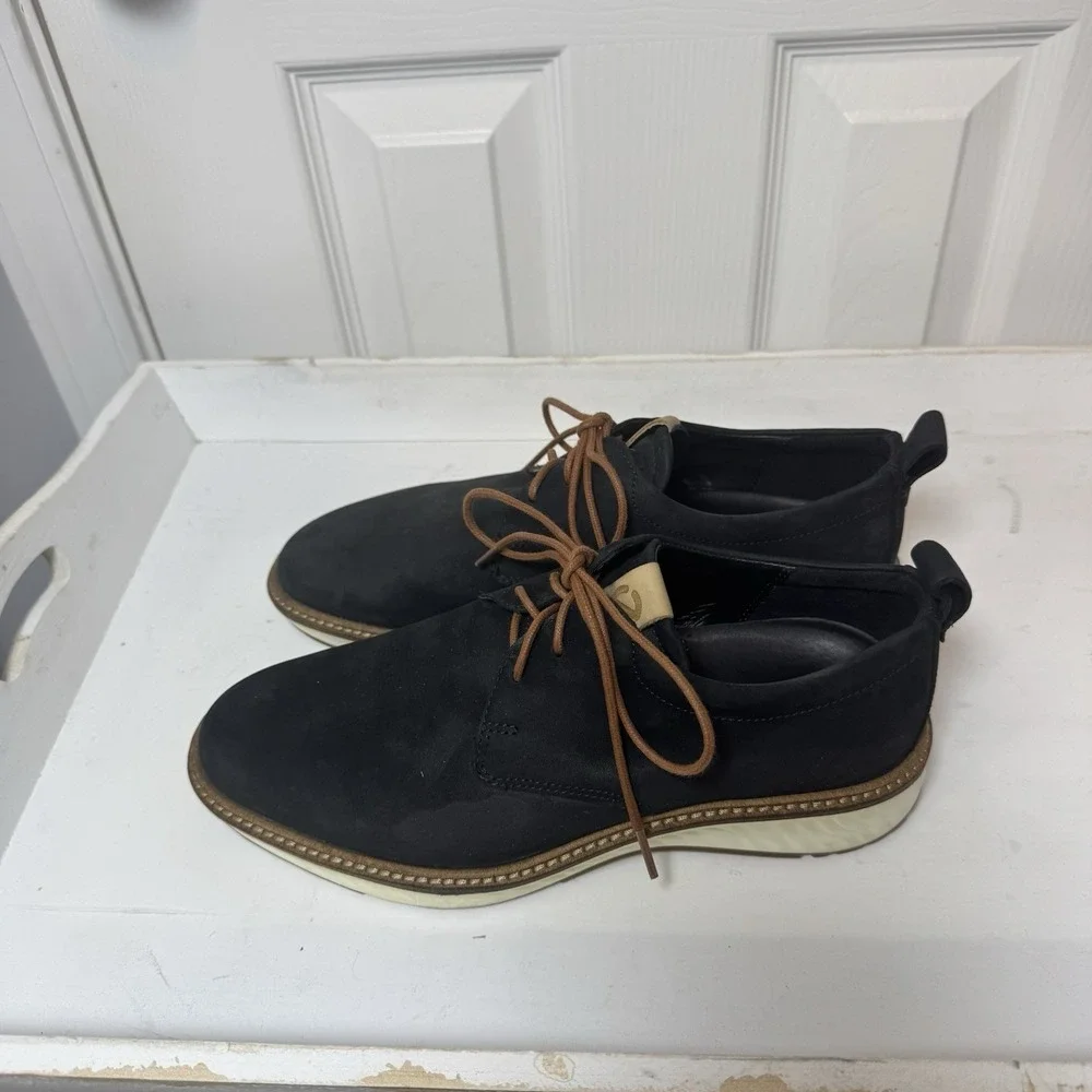 ECCO Men's St.1 Hybrid Plain Toe 2.0 Oxford EU 39 Black US Size 5 Lace‎ Up